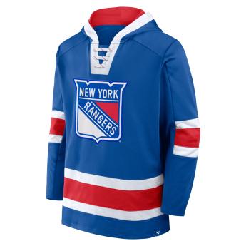 New York Rangers pánska mikina s kapucňou Mens Laced Hockey