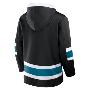 San Jose Sharks pánska mikina s kapucňou Mens Laced Hockey