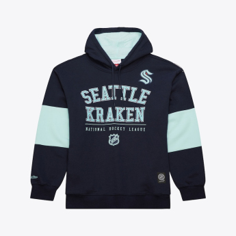 Seattle Kraken pánska mikina s kapucňou Retro Fleece Current Logo