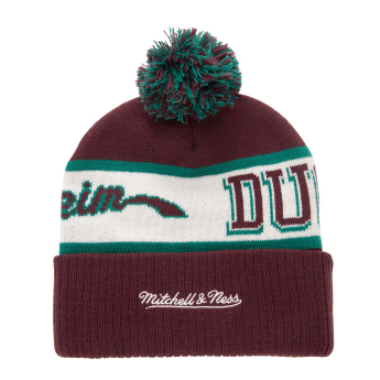 Anaheim Ducks zimná čiapka Block Sweep Pom Knit