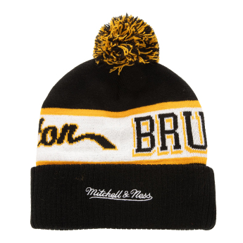 Boston Bruins zimná čiapka Block Sweep Pom Knit