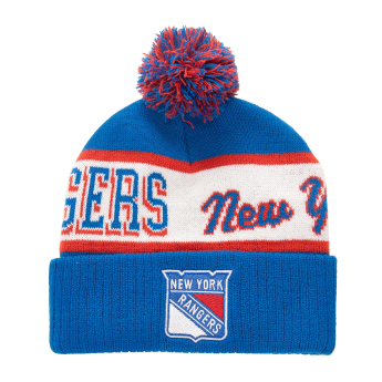 New York Rangers zimná čiapka Block Sweep Pom Knit