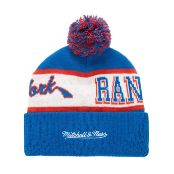 New York Rangers zimná čiapka Block Sweep Pom Knit
