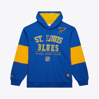 St. Louis Blues pánska mikina s kapucňou Retro Fleece Current Logo