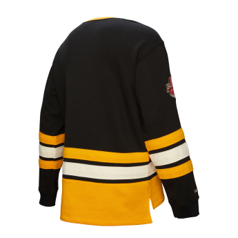 Boston Bruins pánska mikina Heritage Lace-Up Crew Vintage Logo