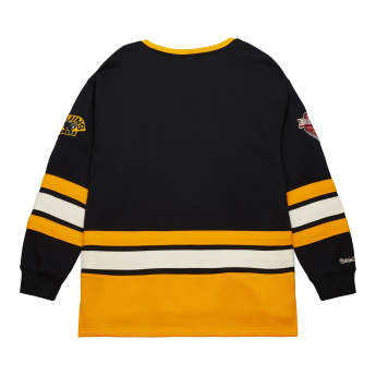Boston Bruins pánska mikina Heritage Lace-Up Crew Vintage Logo