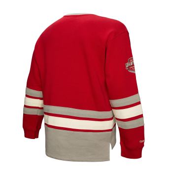 Detroit Red Wings pánska mikina Heritage Lace-Up Crew Vintage Logo