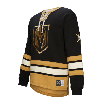 Vegas Golden Knights pánska mikina Heritage Lace-Up Crew Vintage Logo