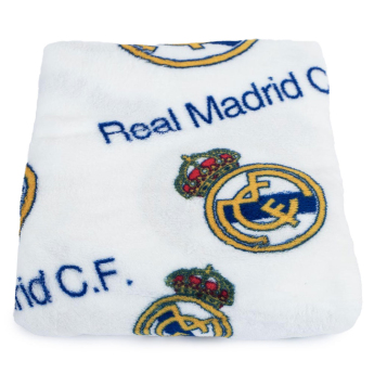 Real Madrid fleecová deka blanco