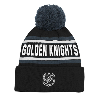 Vegas Golden Knights detská zimná čiapka wordmark cuffed pom