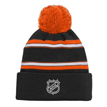 Anaheim Ducks detská zimná čiapka wordmark cuffed pom