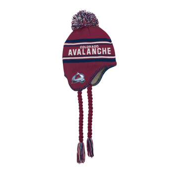 Colorado Avalanche detská zimná čiapka wordmark cuffed pom