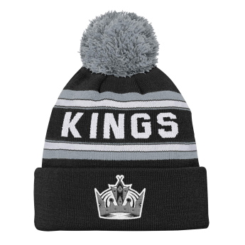 Los Angeles Kings detská zimná čiapka wordmark cuffed pom