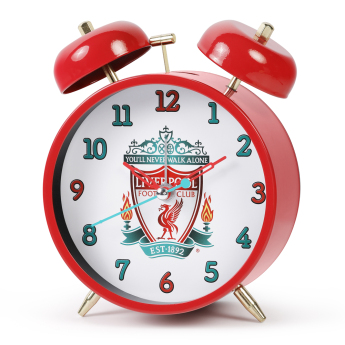 FC Liverpool budík Twin Bell Alarm