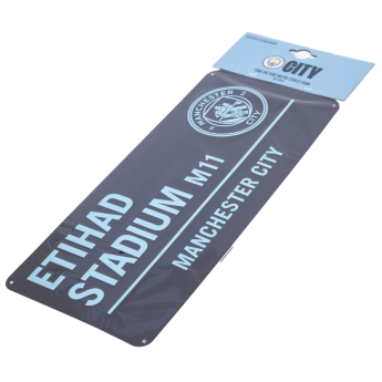 Manchester City ceduľa na stenu Two Tone Street