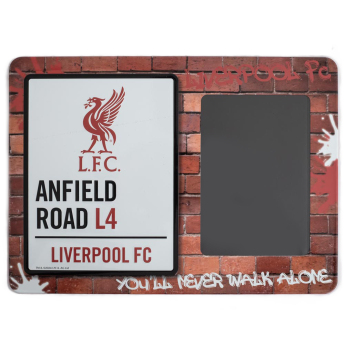 FC Liverpool rámik na fotografiu Anfield Road 12cm x 8.5cm