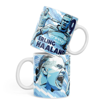 Manchester City hrnček Haaland Graphic