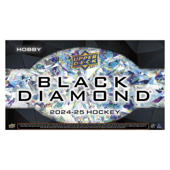 NHL boxy hokejové karty NHL 2024-25 Upper Deck Black Diamond Hockey Hobby Box