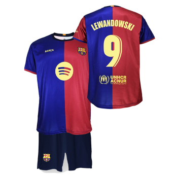 FC Barcelona detský set replica 24/25 Home Lewandowski