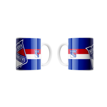 New York Rangers hrnček TRIPLE LOGO (450ml)