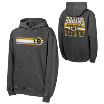 Boston Bruins detská mikina s kapucňou Cross Fade Pigment Dyed Gw Hd