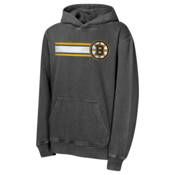 Boston Bruins detská mikina s kapucňou Cross Fade Pigment Dyed Gw Hd