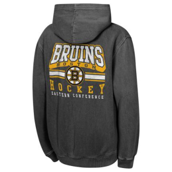 Boston Bruins detská mikina s kapucňou Cross Fade Pigment Dyed Gw Hd