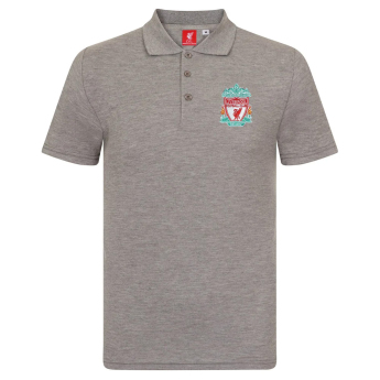 FC Liverpool polokošeľa Crest grey