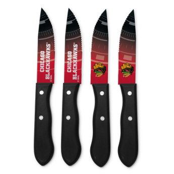 Chicago Blackhawks nože 4 Piece Steak Knife Set