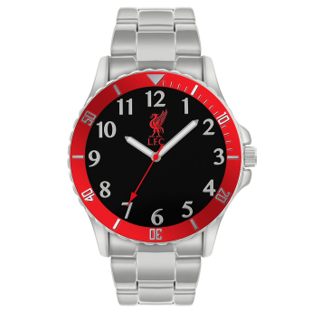FC Liverpool hodinky Mens Red & Silver Bracelet