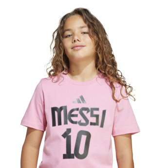 Lionel Messi detské tričko MESSI Name and number pink