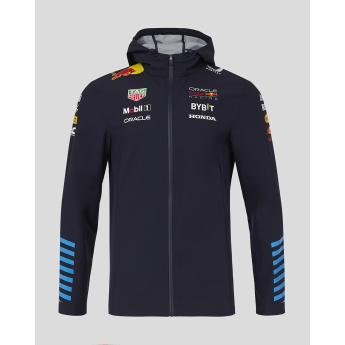 Red Bull Racing pánska bunda s kapucňou Driver Rain navy F1 Team 2024