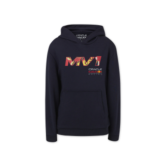 Red Bull Racing detská mikina s kapucňou Max Verstappen Popart navy F1 Team 2024
