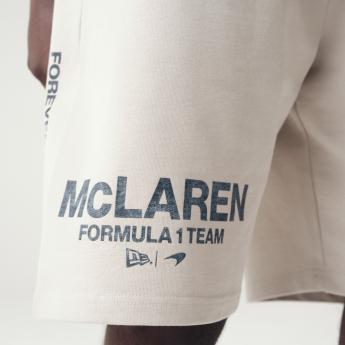 Mclaren Honda pánske kraťasy wordmark logo white F1 Team 2024