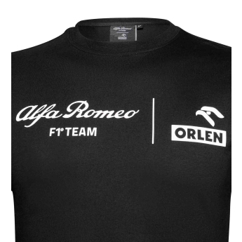 Alfa Romeo Racing pánske tričko s dlhým rukávom Fanwear black F1 team 2023