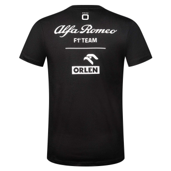 Alfa Romeo Racing pánske tričko Fanwear black F1 team 2023