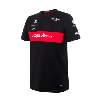 Alfa Romeo Racing pánske tričko official black uno F1 Team 2023