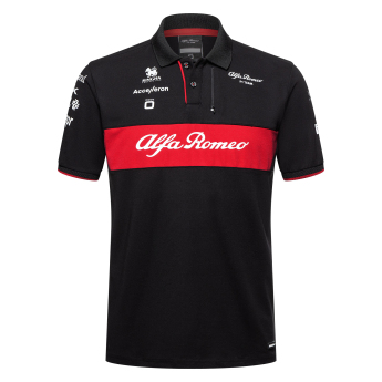 Alfa Romeo Racing polokošeľa official black uno F1 Team 2023