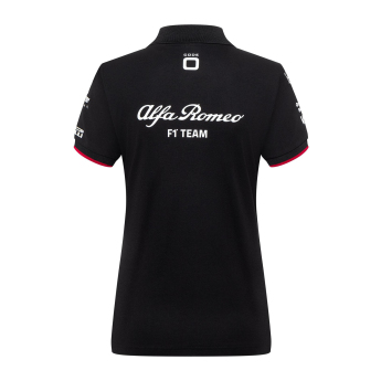 Alfa Romeo Racing dámske polo tričko official black F1 Team 2023