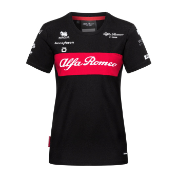 Alfa Romeo Racing dámske tričko official black F1 Team 2023