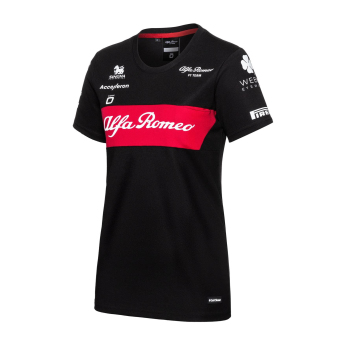 Alfa Romeo Racing dámske tričko official black F1 Team 2023