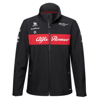 Alfa Romeo Racing pánska bunda softshell official black F1 Team 2023