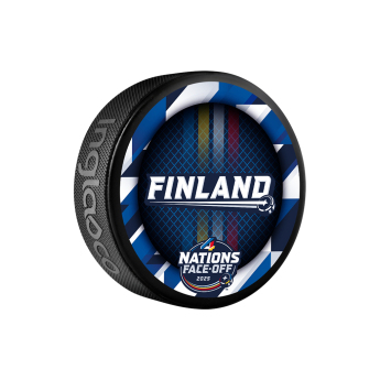 Hokejové reprezentácie puk 4 Nations Face-Off Team Finland Souvenir Collectors