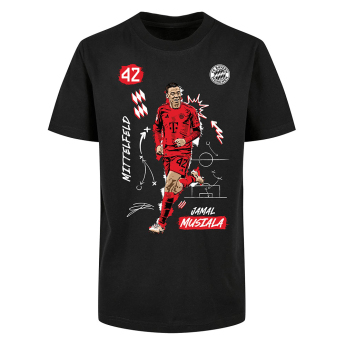 Bayern Mníchov detské tričko Musiala black