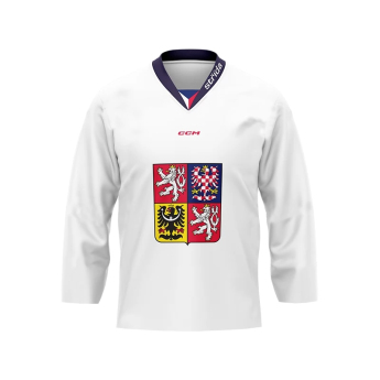 Hokejové reprezentácie hokejový dres 2024/2025 Fan replica Czech republic white