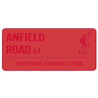 FC Liverpool ceduľa na stenu Red Street