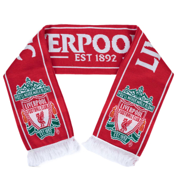 FC Liverpool zimný šál Crest red