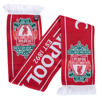 FC Liverpool zimný šál Crest red