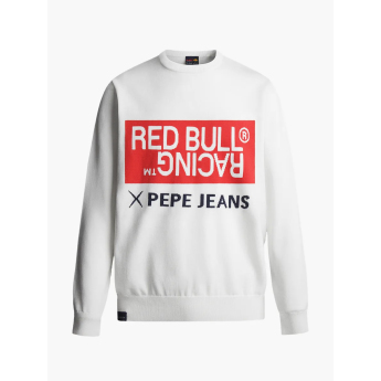 Red Bull Racing pánsky sveter color block white F1 Team 2023