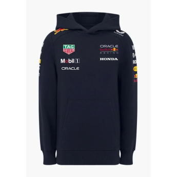 Red Bull Racing detská mikina s kapucňou official Teamline Replica navy F1 Team 2025